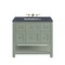 James Martin Vanities Breckenridge 36in Single Vanity, Smokey Celadon w/ 3 CM Charcoal Soapstone Top 330-V36-SC-3CSP - alternate 1